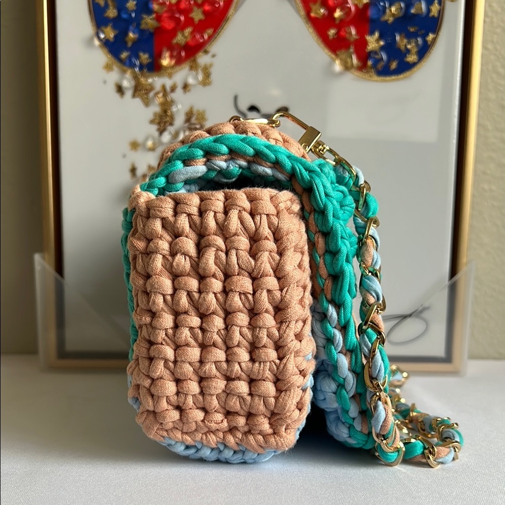 Handcrafted Multi Color Bag Mini Purse - Picture 5 of 17